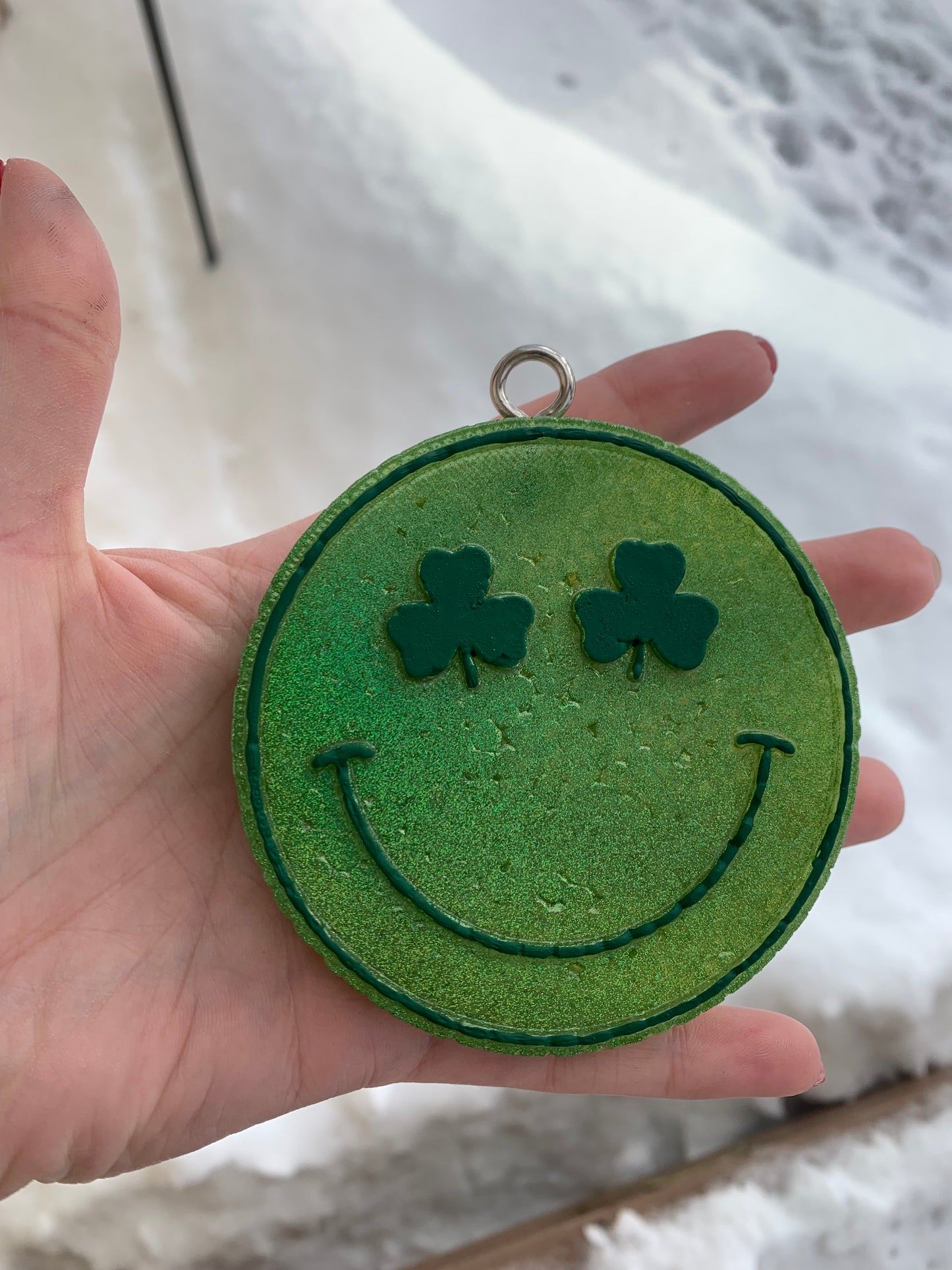 Shamrock Smile Cowboy Cookie