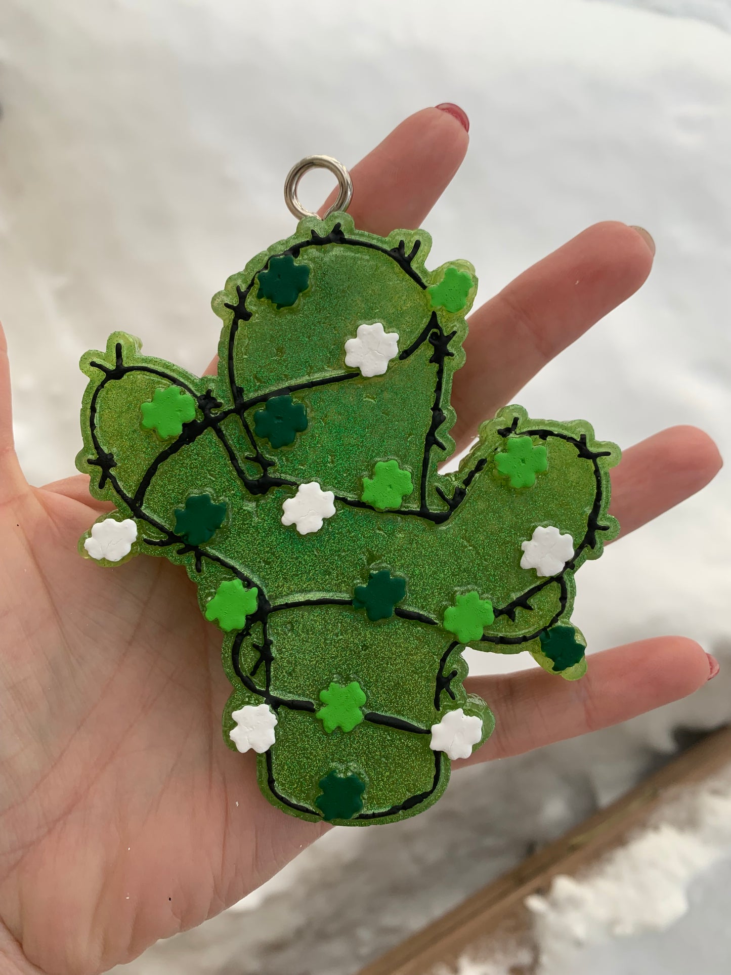 Shamrock Cactus Cowboy Cookie